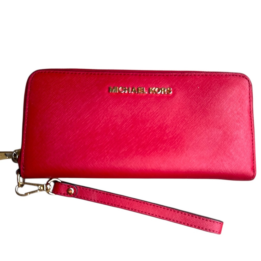 Michael Kors Red Women's Wristlet/Wallet